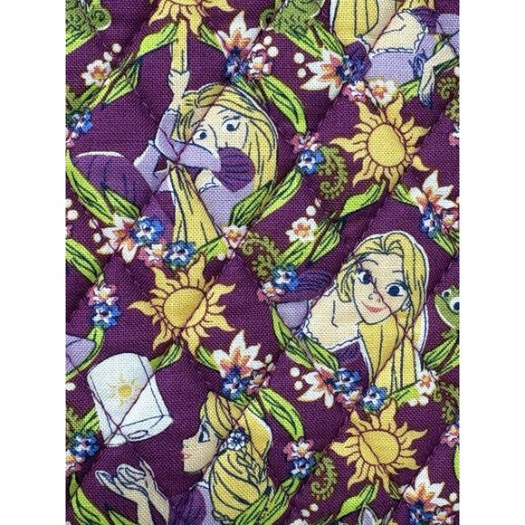 Vera Bradley Rapunzel Climbing Ivy Essential Large Backpack Bag Charm Set NWT main image 5